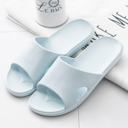 2020 New Slippers Women Summer Thick Bottom Indoor Home Couples Home Bathroom Non-slip Soft Ins Tide To Wear Cool Slippers