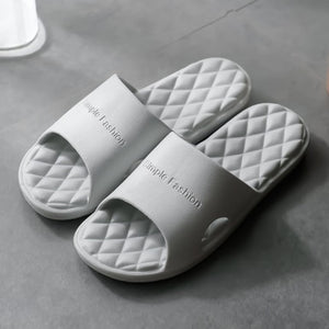 2020 New Slippers Women Summer Thick Bottom Indoor Home Couples Home Bathroom Non-slip Soft Ins Tide To Wear Cool Slippers