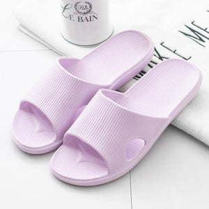 2020 New Slippers Women Summer Thick Bottom Indoor Home Couples Home Bathroom Non-slip Soft Ins Tide To Wear Cool Slippers