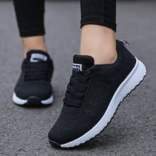 Load image into Gallery viewer, Women Casual Shoes Fashion Breathable Walking Mesh Flat Shoes Woman White Sneakers Women 2020 Tenis Feminino Female Shoes