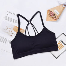 Load image into Gallery viewer, Sexy Women Sports Bra Tops High Impact For Gym Top Fitness Yoga Running Female Pad Sportswear Tank Tops Sport Push Up Bralette