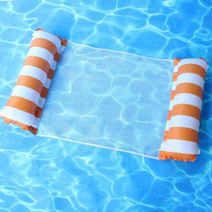 Inflatable Foldable Floating Row Backrest Air Mattresses Bed Beach Swimming Pool Water Sports Lounger float Chair Hammock Mat