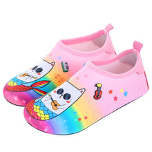 Load image into Gallery viewer, Kids Beach Summer Outdoor Wading Shoes Swimming Surf Sea Slippers Quick-Dry Aqua Shoes Boys Girls Soft foldable Water Shoes