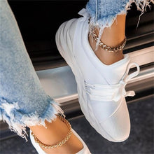 Load image into Gallery viewer, 2020 Autumn Sneakers Women Casual Breathable Sport Shoes Lace Up Loafers Ladies White Sneakers Outdoor Walking Running Shoes New