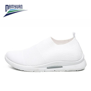 Damyuan Men Light Running Shoes Jogging Shoes Breathable Man Sneakers Slip on Loafer Shoe Men's Casual Shoes Size 46 2020