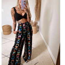 Load image into Gallery viewer, 2 Pcs Suit Summer Tracksuit Sets Womens Outfits Boho Beach Style Print Underwear Loose Wide Leg Pants Female Clothes Sets 2021